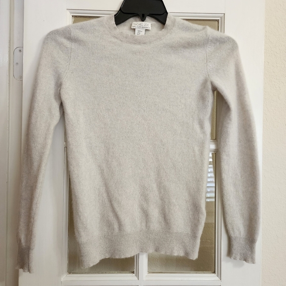 Rachel Zoe Sweaters - Rachel Zoe Women's 100% Cashmere Crew Neck Sweater Gray Size PS